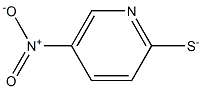 5-Nitropyridine-2-thiolate Struktur