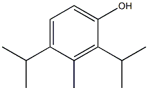 2,4-Diisopropyl-3-methylphenol Struktur