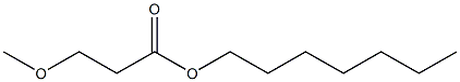 3-Methoxypropionic acid heptyl ester Struktur