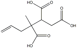 Butane-1,2,3-tricarboxylic acid 3-(2-propenyl) ester Struktur