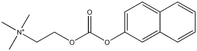 O-(2-Naphtyloxycarbonyl)choline Struktur