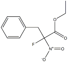 2-Fluoro-2-nitro-3-phenylpropionic acid ethyl ester Struktur