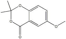 6-Methoxy-2,2-dimethyl-4H-1,3-benzodioxin-4-one Struktur