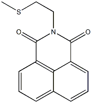 2-[2-(Methylthio)ethyl]-1H-benzo[de]isoquinoline-1,3(2H)-dione Struktur