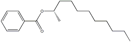 (+)-Benzoic acid (S)-1-methyldecyl ester Struktur