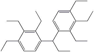 4,4'-Propylidenebis(1,2,3-triethylbenzene) Struktur