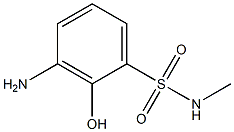 3-Amino-2-hydroxy-N-methylbenzenesulfonamide Struktur