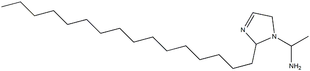 1-(1-Aminoethyl)-2-hexadecyl-3-imidazoline Struktur