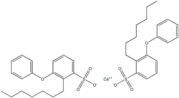 Bis(2-heptyl-3-phenoxybenzenesulfonic acid)calcium salt Struktur