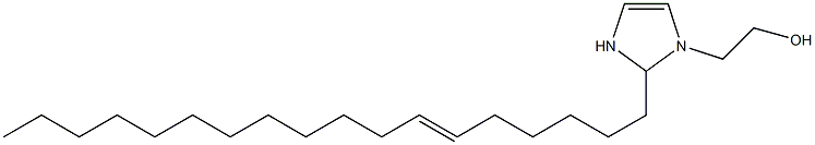 2-(6-Octadecenyl)-4-imidazoline-1-ethanol Struktur