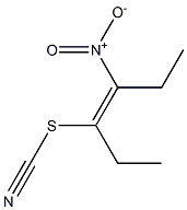 (Z)-3-Thiocyanato-4-nitro-3-hexene Struktur