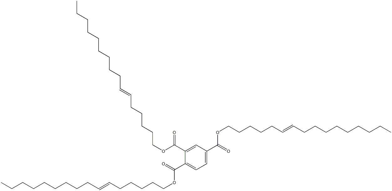 1,2,4-Benzenetricarboxylic acid tri(6-hexadecenyl) ester Struktur