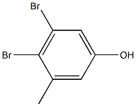 4,5-Dibromo-3-methylphenol Struktur