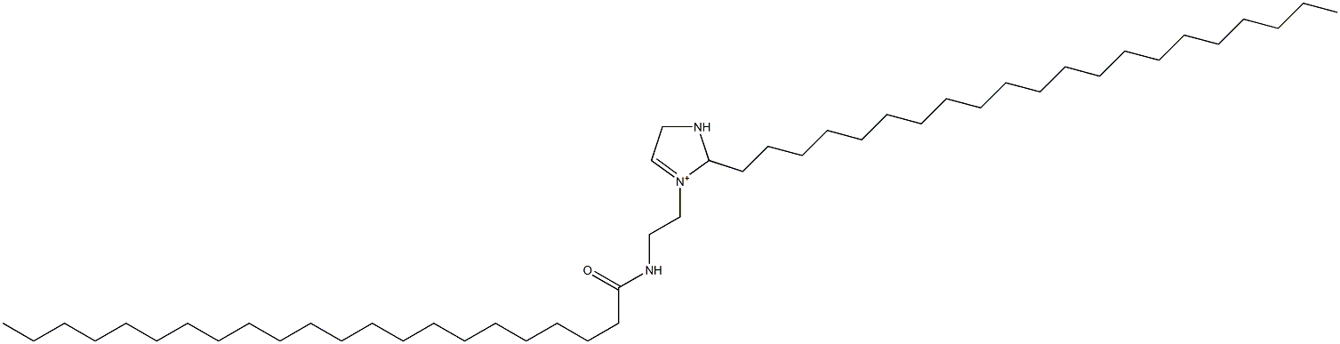 3-[2-(Docosanoylamino)ethyl]-2-henicosyl-3-imidazoline-3-ium Struktur