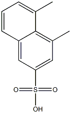 4,5-Dimethyl-2-naphthalenesulfonic acid Struktur