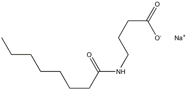 4-Capryloylaminobutyric acid sodium salt Struktur