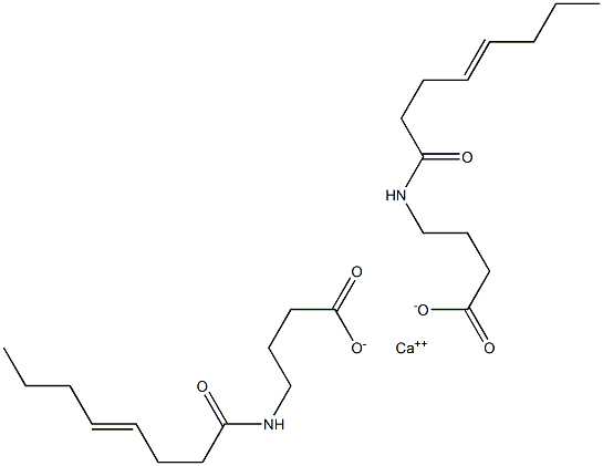 Bis[4-(4-octenoylamino)butyric acid]calcium salt Struktur