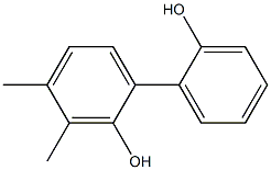 3,4-Dimethyl-1,1'-biphenyl-2,2'-diol Struktur