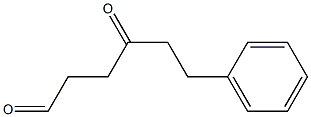 6-Phenyl-4-oxohexanal Struktur