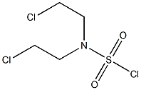 N,N-Bis(2-chloroethyl)sulfamoyl chloride Struktur