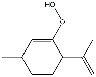 p-Mentha-2,8-dien-3-yl hydroperoxide Struktur