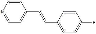 4-(4-Fluorostyryl)pyridine Struktur