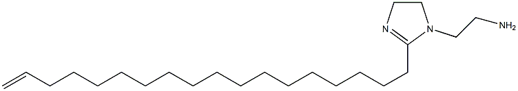 1-(2-Aminoethyl)-2-(17-octadecenyl)-2-imidazoline Struktur