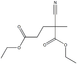 2-Cyano-2-methylpentanedioic acid diethyl ester Struktur