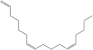 (6Z,11Z)-6,11-Hexadecadienal Struktur