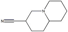 3-Cyanooctahydro-4H-quinolizine Struktur