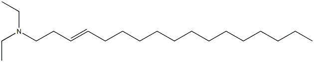 N,N-Diethyl-3-heptadecen-1-amine Struktur