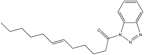 1-(6-Dodecenoyl)-1H-benzotriazole Struktur