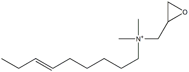 N,N-Dimethyl-N-(6-nonenyl)-2-oxiranemethanaminium Struktur