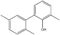 6-Methyl-2-(2,5-dimethylphenyl)phenol Struktur