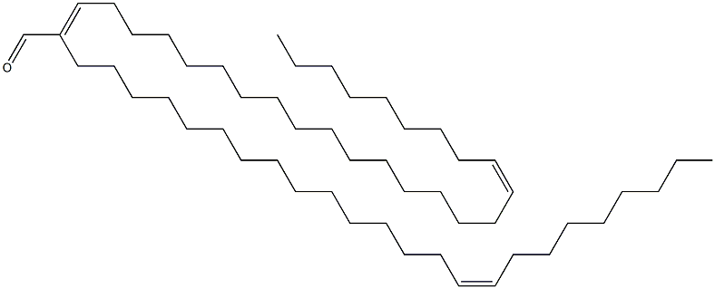 (2E,19Z)-2-[(15Z)-15-Tetracosen-1-yl]octacosa-2,19-dienal Struktur