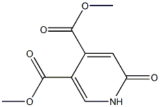 6-Oxo-1,6-dihydropyridine-3,4-dicarboxylic acid dimethyl ester Struktur