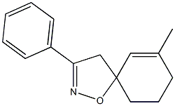 7-Methyl-3-phenyl-1-oxa-2-azaspiro[4.5]deca-2,6-diene Struktur