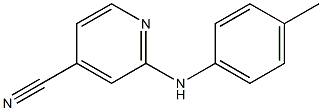 2-(4-Methylphenylamino)pyridine-4-carbonitrile Struktur