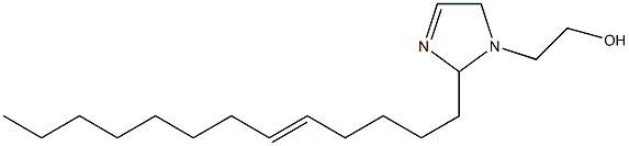 2-(5-Tridecenyl)-3-imidazoline-1-ethanol Struktur