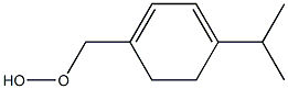 p-Mentha-1,3-dien-7-yl hydroperoxide Struktur