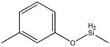 Methyl(3-methylphenoxy)silane Struktur