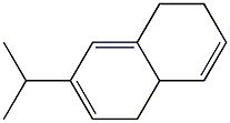 1,2,4a,5-Tetrahydro-7-isopropylnaphthalene Struktur