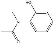 N-Methyl-N-(2-hydroxyphenyl)acetamide Struktur