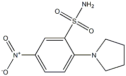 2-(1-Pyrrolidinyl)-5-nitrobenzenesulfonamide Struktur