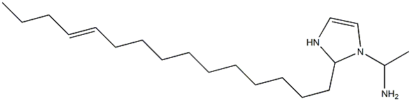 1-(1-Aminoethyl)-2-(11-pentadecenyl)-4-imidazoline Struktur