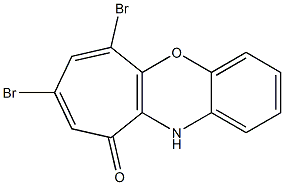 6,8-Dibromobenzo[b]cyclohept[e][1,4]oxazin-10(11H)-one Struktur