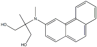 2-[(Phenanthren-3-yl)methylamino]-2-methyl-1,3-propanediol Struktur