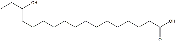 15-Hydroxyheptadecanoic acid Struktur