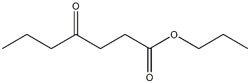 4-Ketoenanthic acid propyl ester Struktur