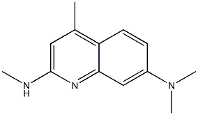 N,N,4-Trimethyl-2-(methylamino)quinolin-7-amine Struktur